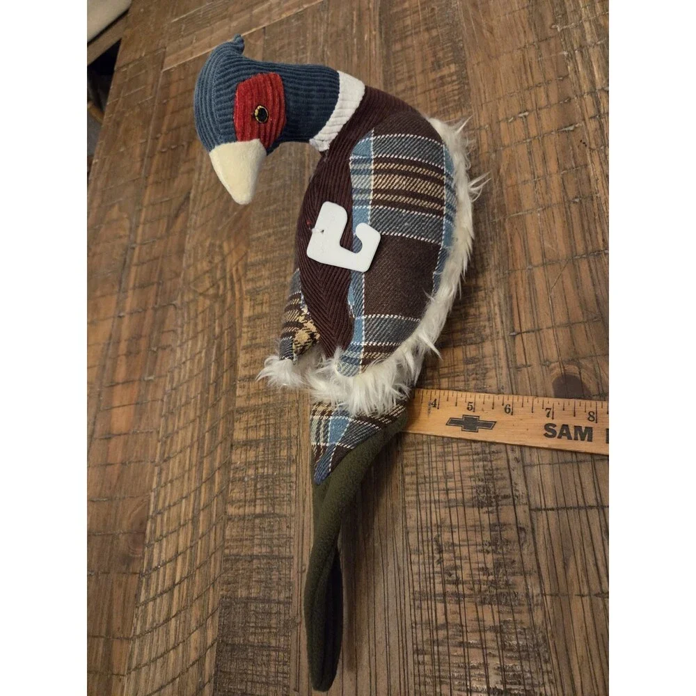 NWT Woolrich Pheasant Dog Toy With Duck Call Sound Vintage